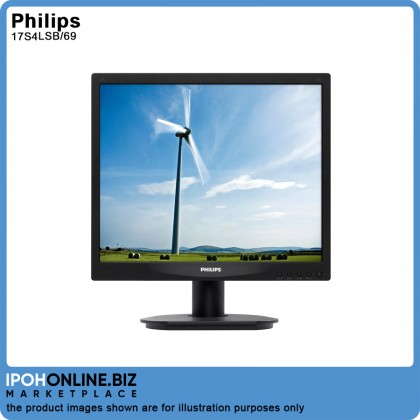 Philips 17S4LSB/69 17 inch DVI VGA SQUARE LED backlight LCD Monitor Philips 17S4LSB/69 17 inch DVI VGA SQUARE LED backlight LCD Monitor